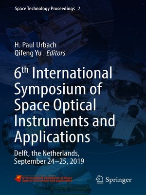cover image of 6th International Symposium of Space Optical Instruments and Applications